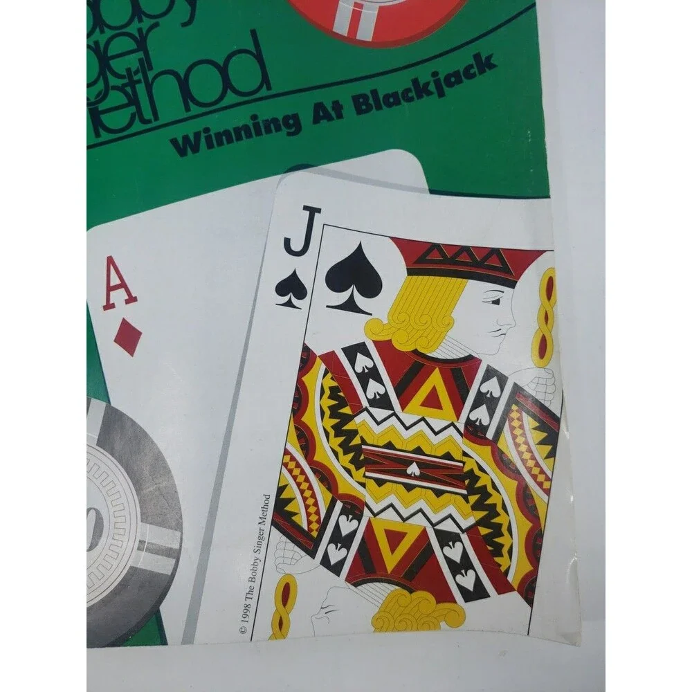 Bobby Singer Method Book Winning At Blackjack Vintage 1998 Collectible